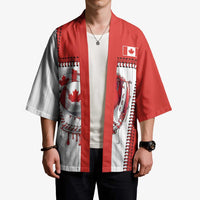 Custom Dripping Baseball Canada Kimono