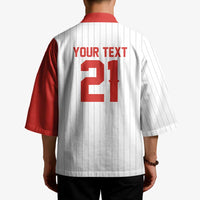 Custom Dripping Baseball Canada Kimono