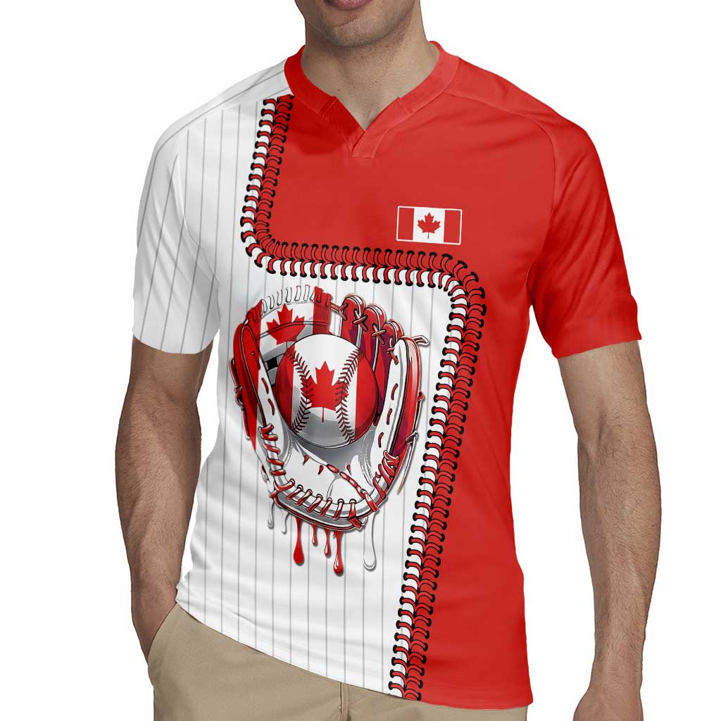 Custom Dripping Baseball Canada Rugby Jersey