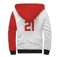 Custom Dripping Baseball Canada Sherpa Hoodie