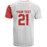 Custom Dripping Baseball Canada T Shirt