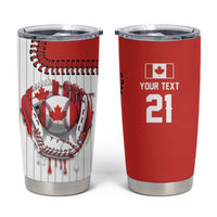 Custom Dripping Baseball Canada Tumbler Cup