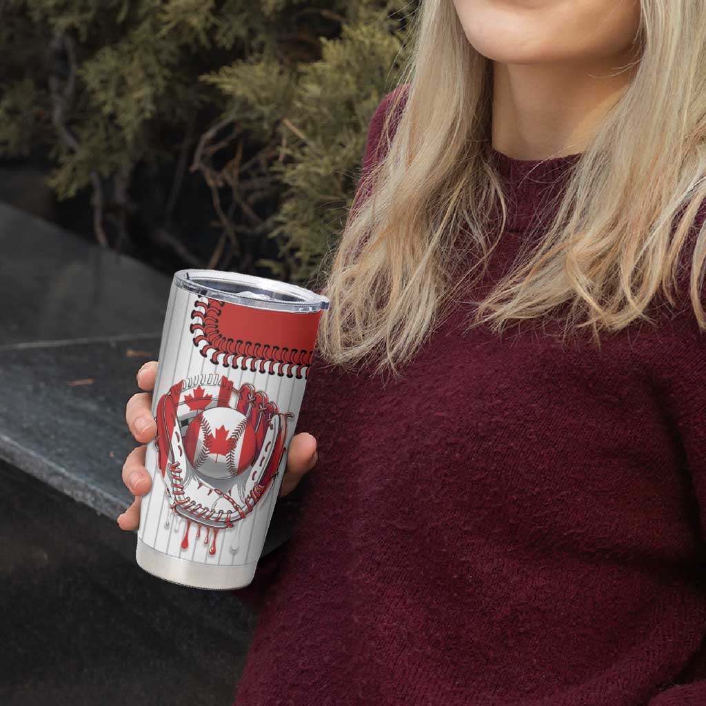 Custom Dripping Baseball Canada Tumbler Cup