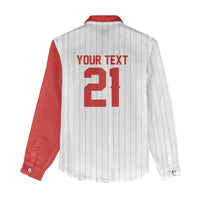 Custom Dripping Baseball Canada Women Casual Shirt