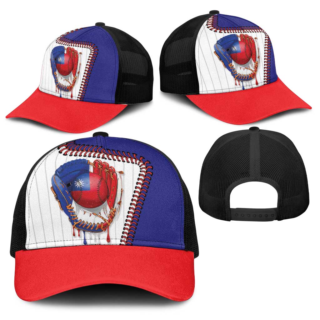 Dripping Baseball Chinese Taipei Baseball Net Cap