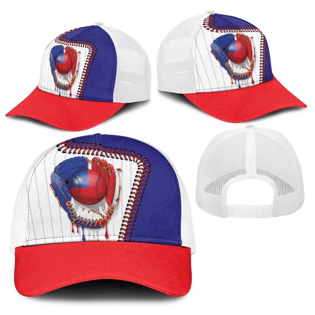 Dripping Baseball Chinese Taipei Baseball Net Cap