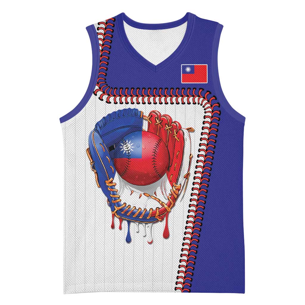 Custom Dripping Baseball Chinese Taipei Basketball Jersey