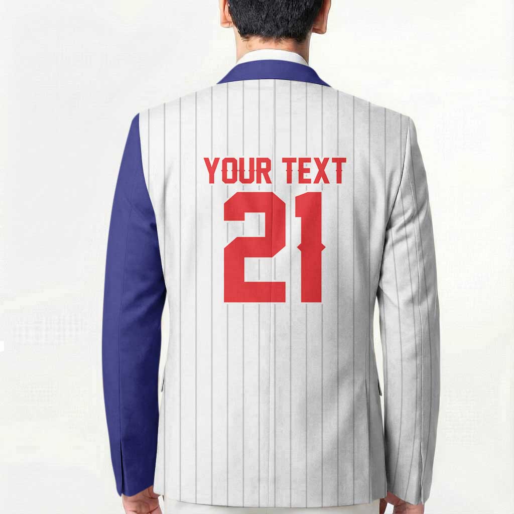 Custom Dripping Baseball Chinese Taipei Blazer