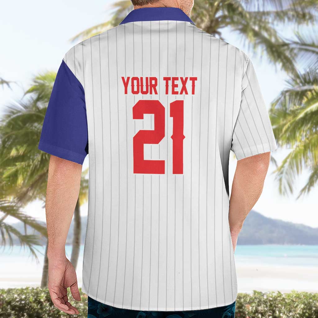 Custom Dripping Baseball Chinese Taipei Hawaiian Shirt