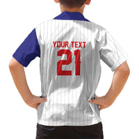 Custom Dripping Baseball Chinese Taipei Hawaiian Shirt