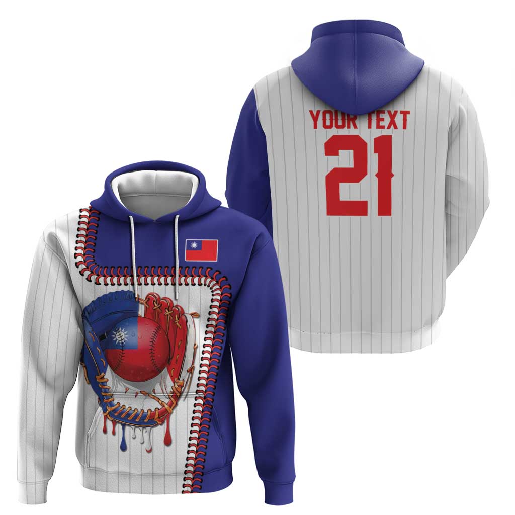 Custom Dripping Baseball Chinese Taipei Hoodie