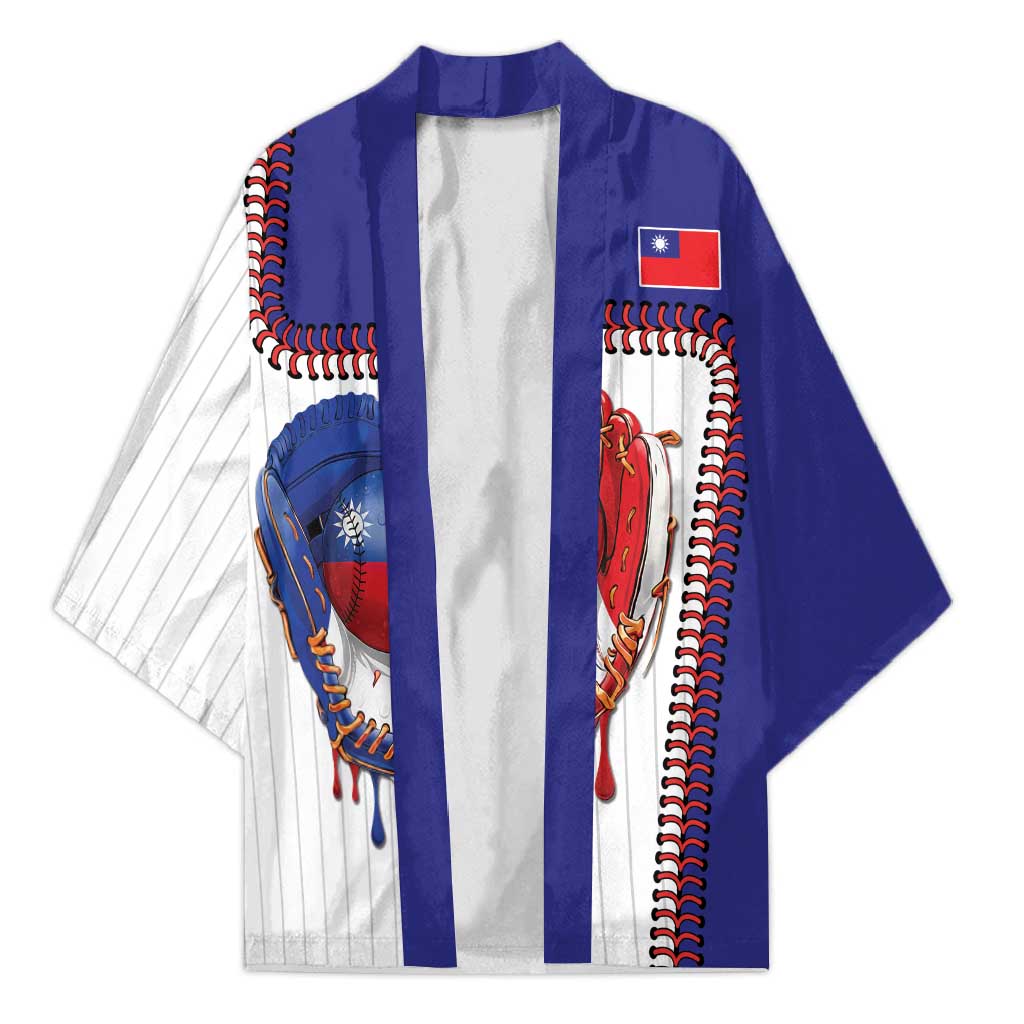 Custom Dripping Baseball Chinese Taipei Kimono