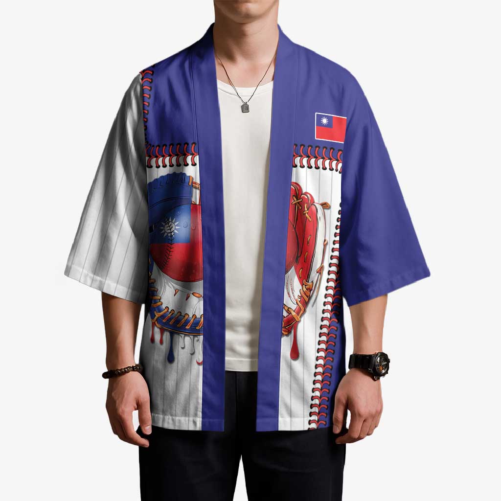 Custom Dripping Baseball Chinese Taipei Kimono