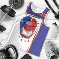 Custom Dripping Baseball Chinese Taipei Men Tank Top