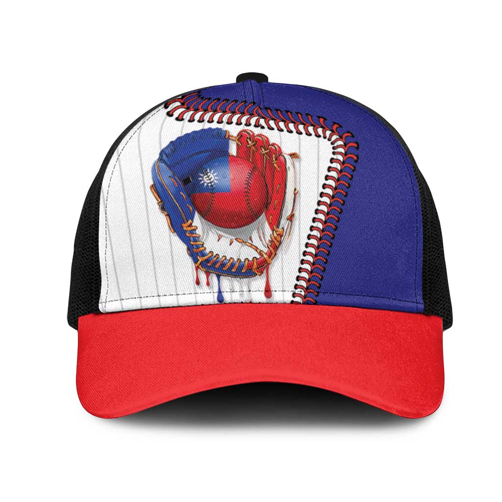 Dripping Baseball Chinese Taipei Mesh Trucker Cap