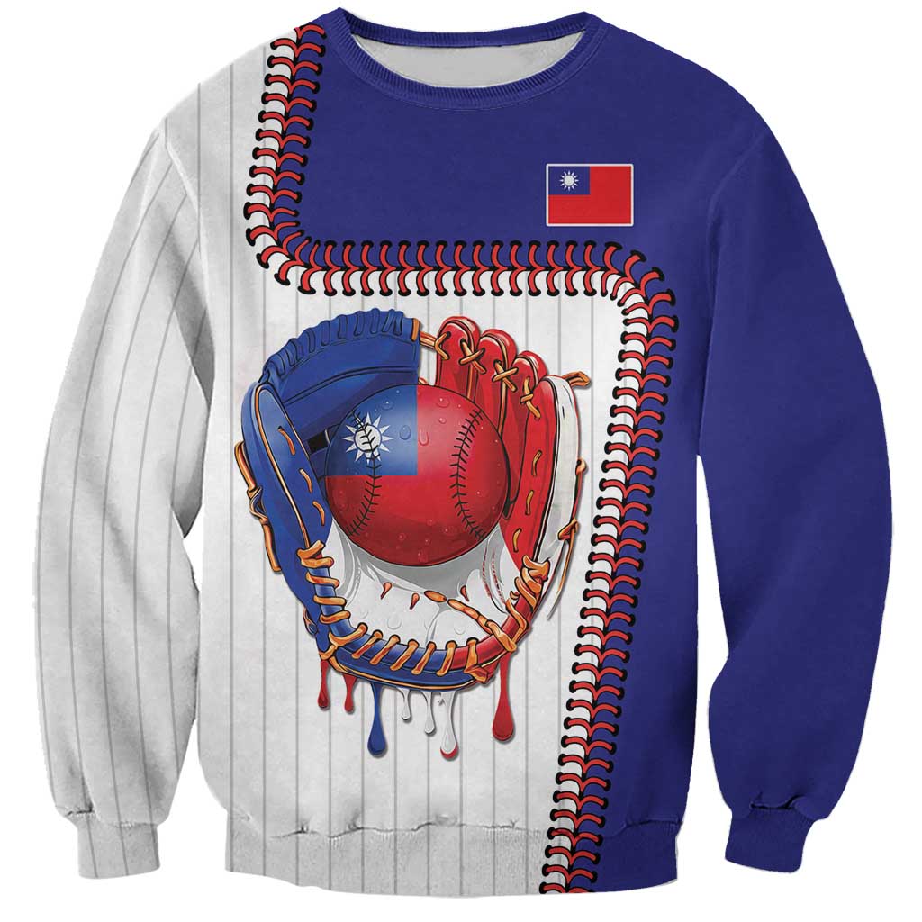 Custom Dripping Baseball Chinese Taipei Sweatshirt