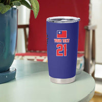Custom Dripping Baseball Chinese Taipei Tumbler Cup