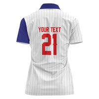 Custom Dripping Baseball Chinese Taipei Women Polo Shirt