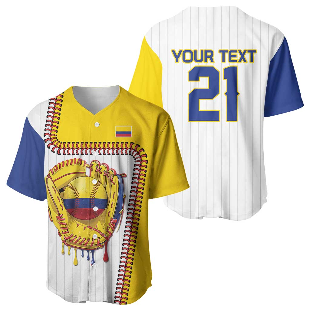 Custom Dripping Baseball Colombia Baseball Jersey