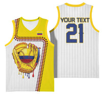 Custom Dripping Baseball Colombia Basketball Jersey