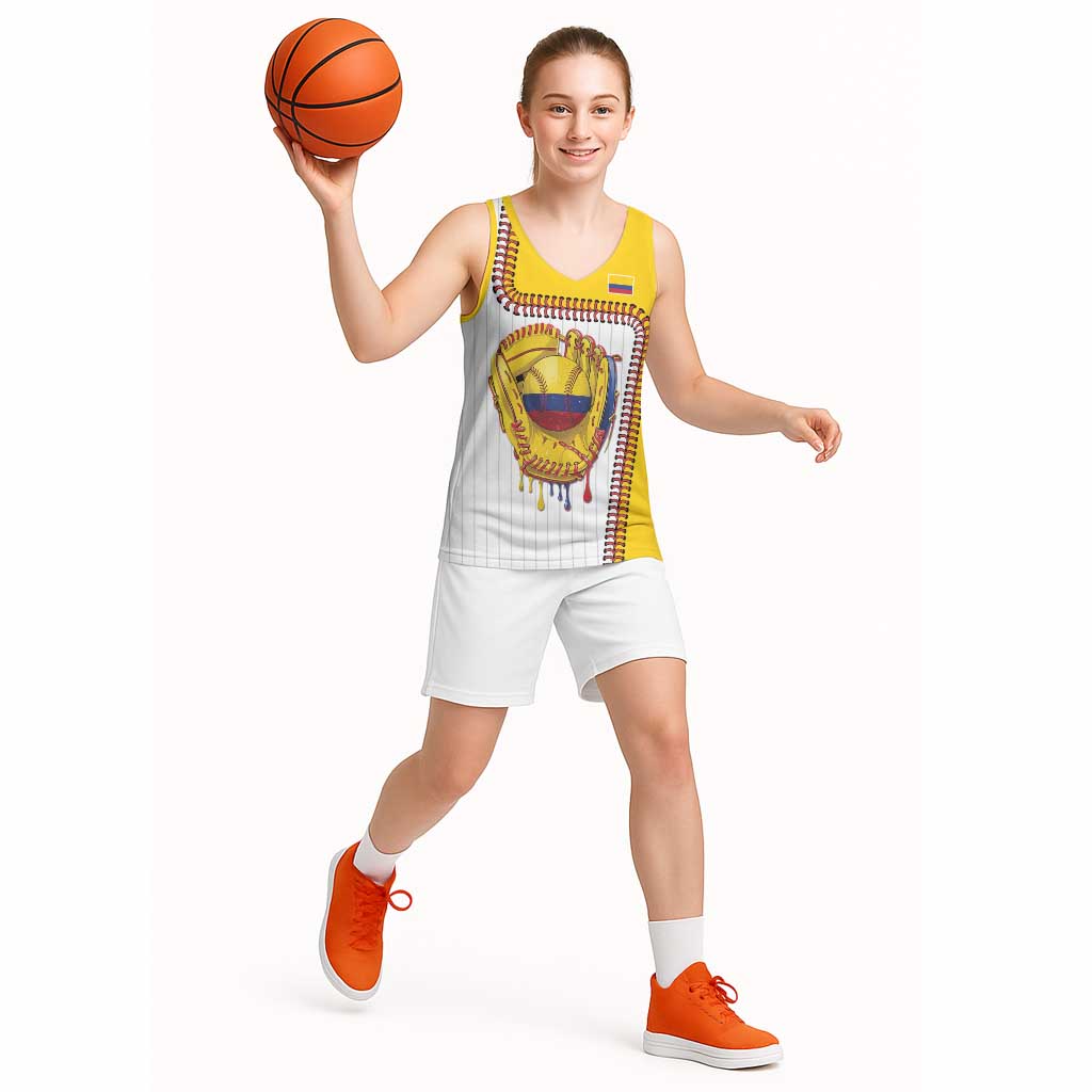 Custom Dripping Baseball Colombia Basketball Jersey