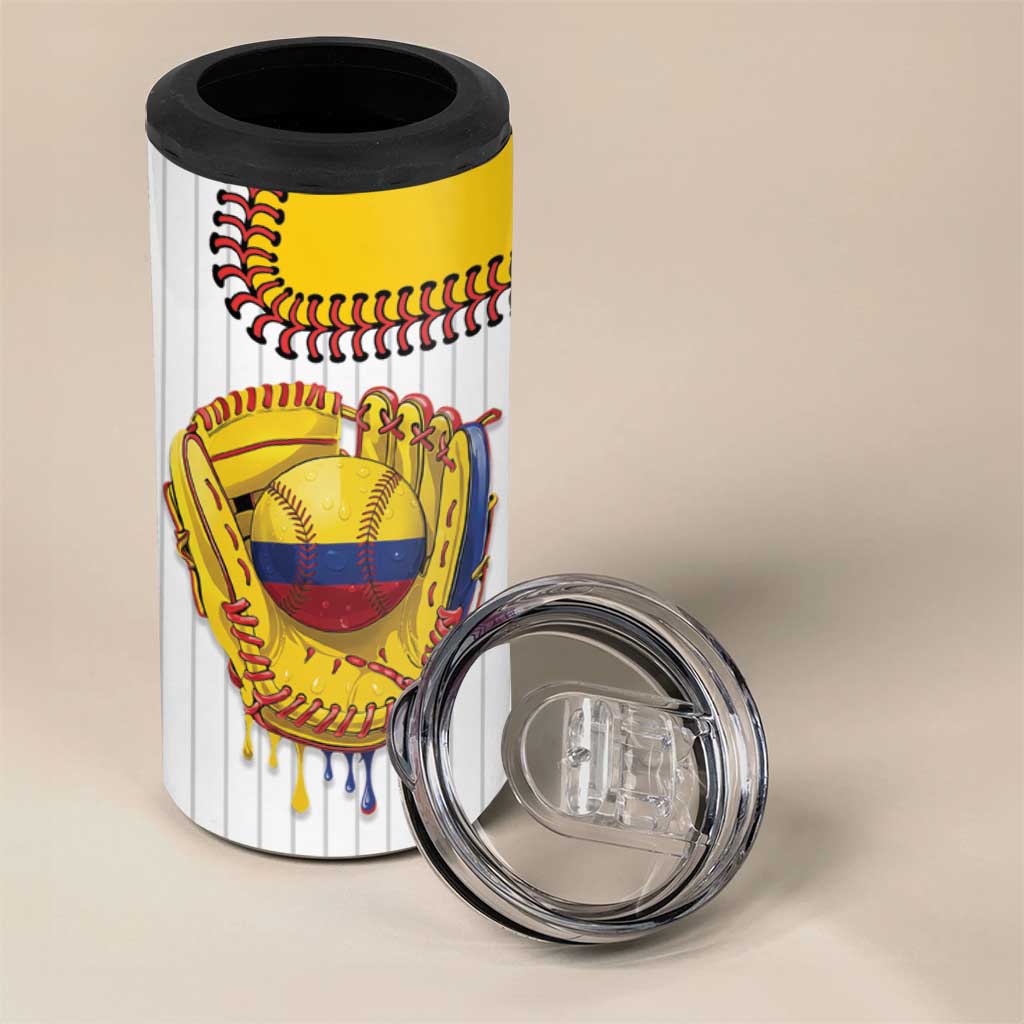 Custom Dripping Baseball Colombia 4 in 1 Can Cooler Tumbler