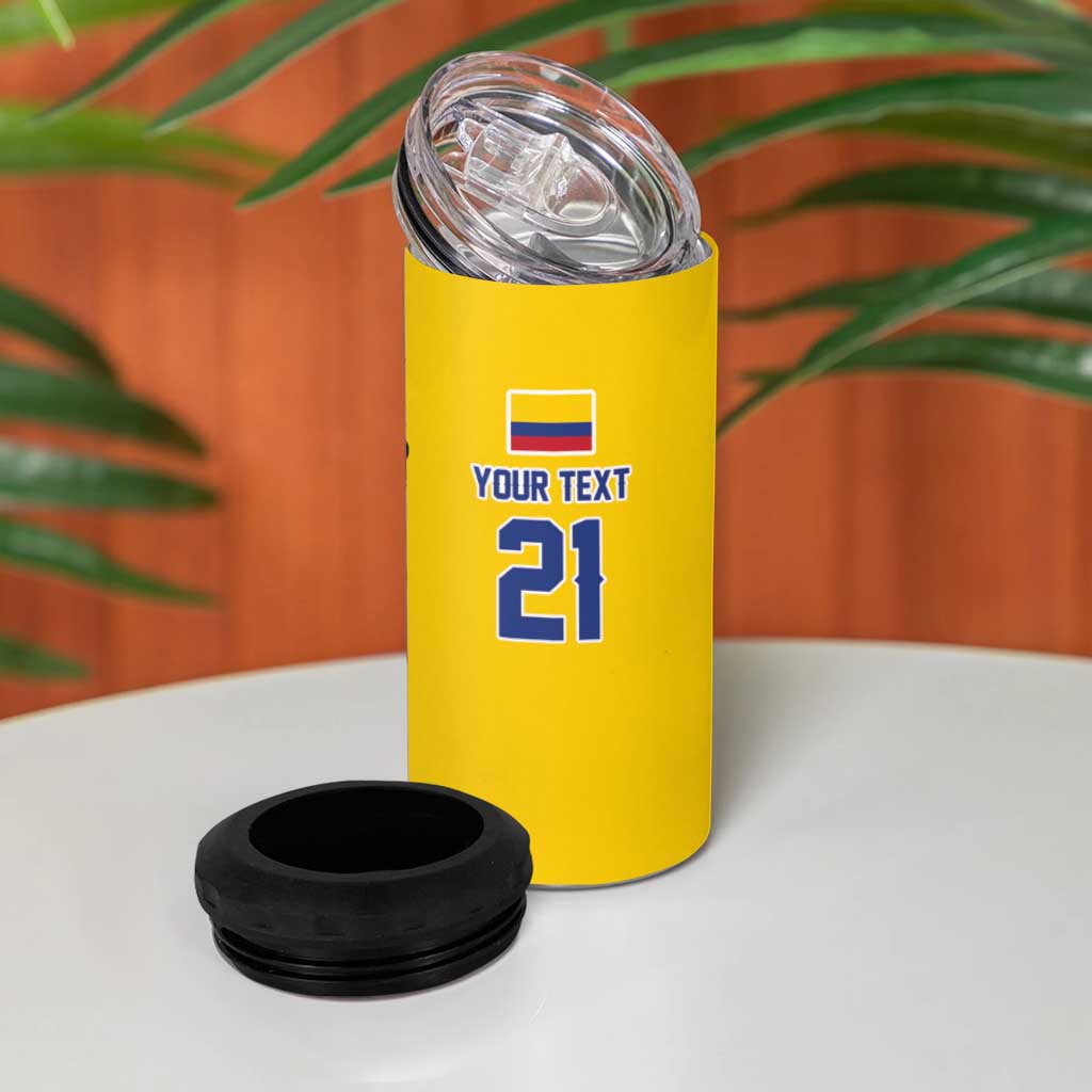 Custom Dripping Baseball Colombia 4 in 1 Can Cooler Tumbler