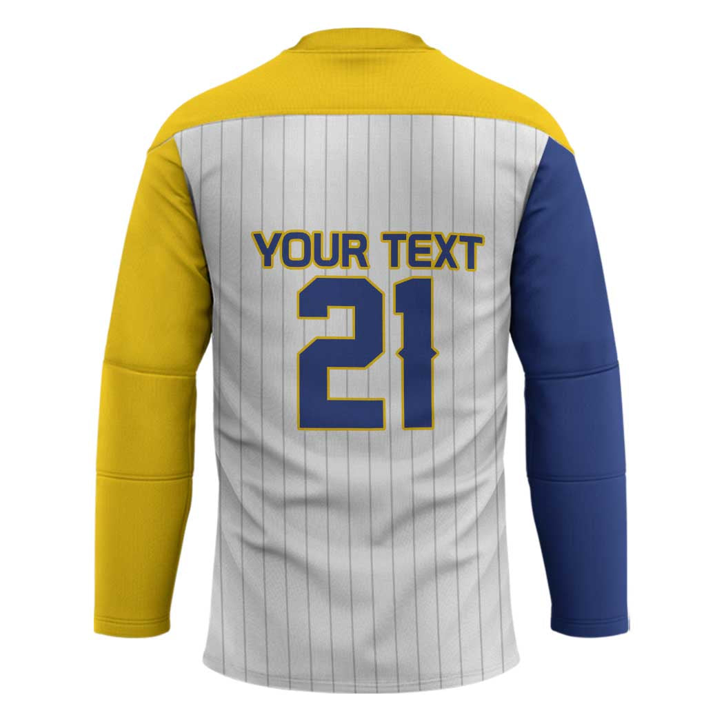 Custom Dripping Baseball Colombia Hockey Jersey