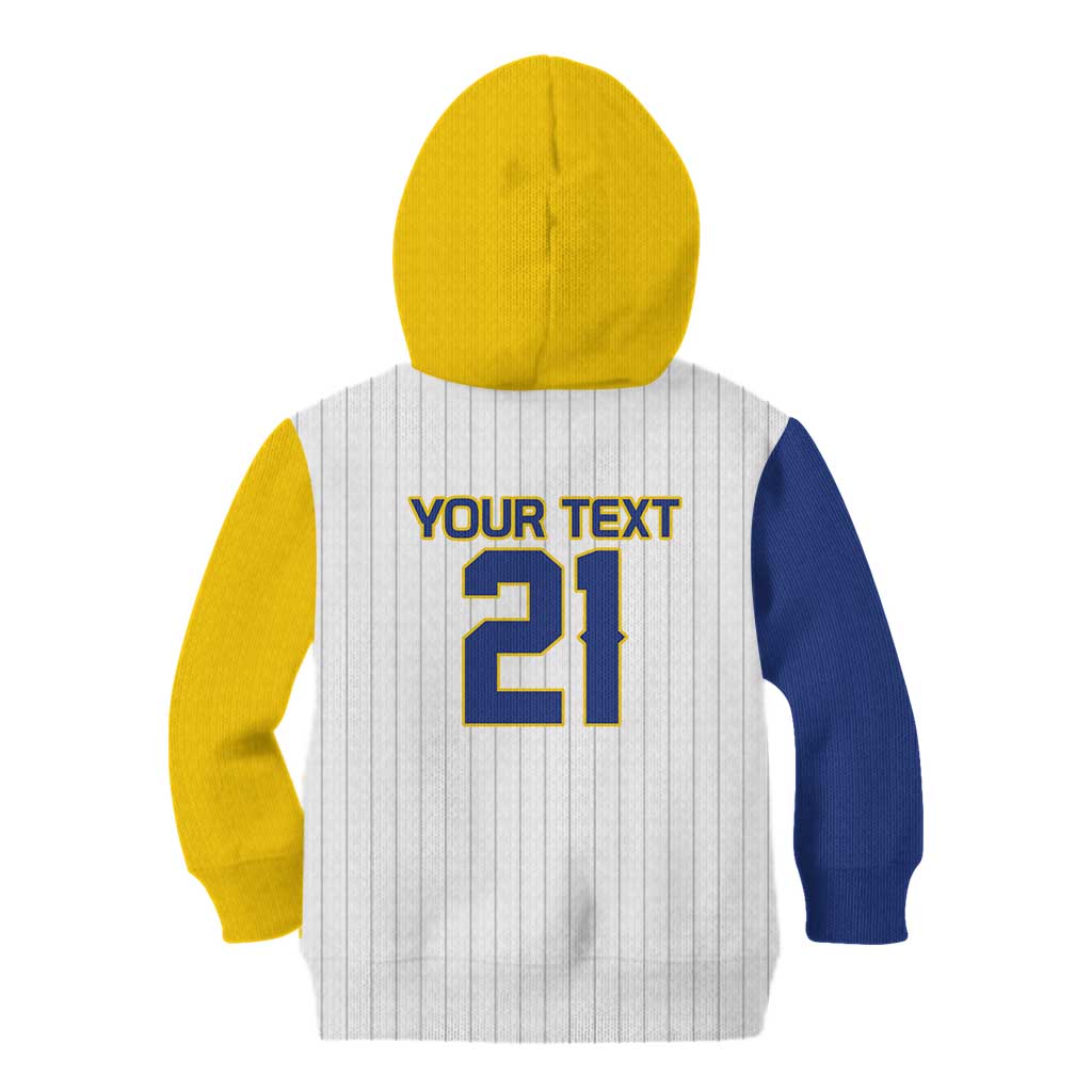 Custom Dripping Baseball Colombia Kid Hoodie