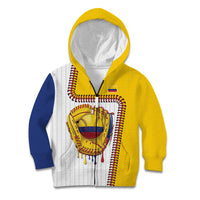 Custom Dripping Baseball Colombia Kid Hoodie