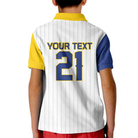 Custom Dripping Baseball Colombia Kid Polo Shirt