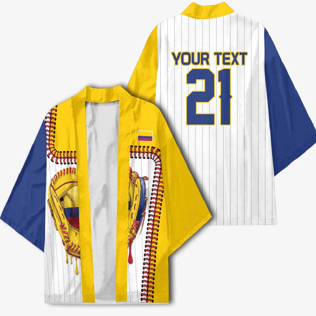 Custom Dripping Baseball Colombia Kimono