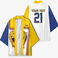 Custom Dripping Baseball Colombia Kimono