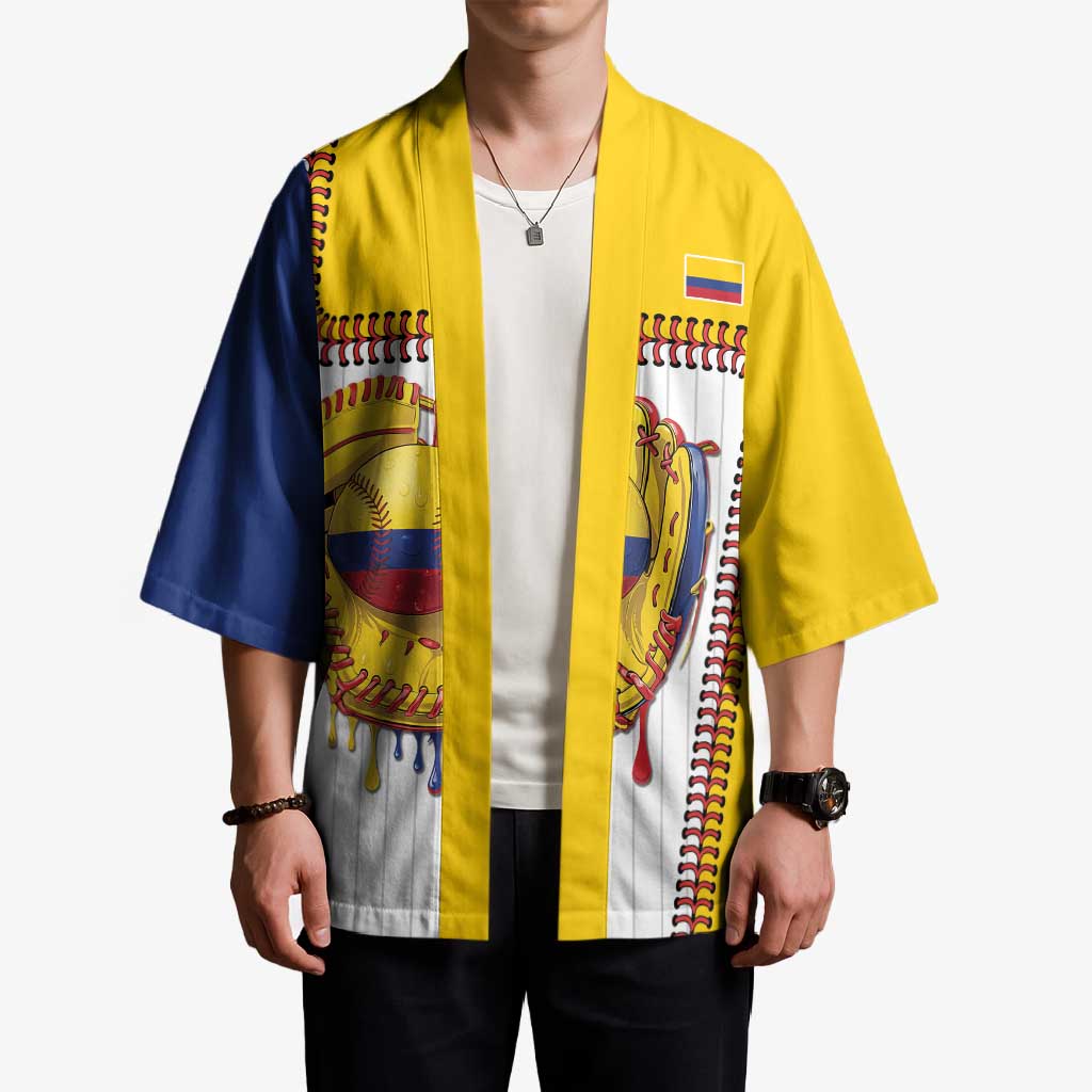 Custom Dripping Baseball Colombia Kimono