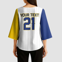 Custom Dripping Baseball Colombia Kimono Sleeve Blouse