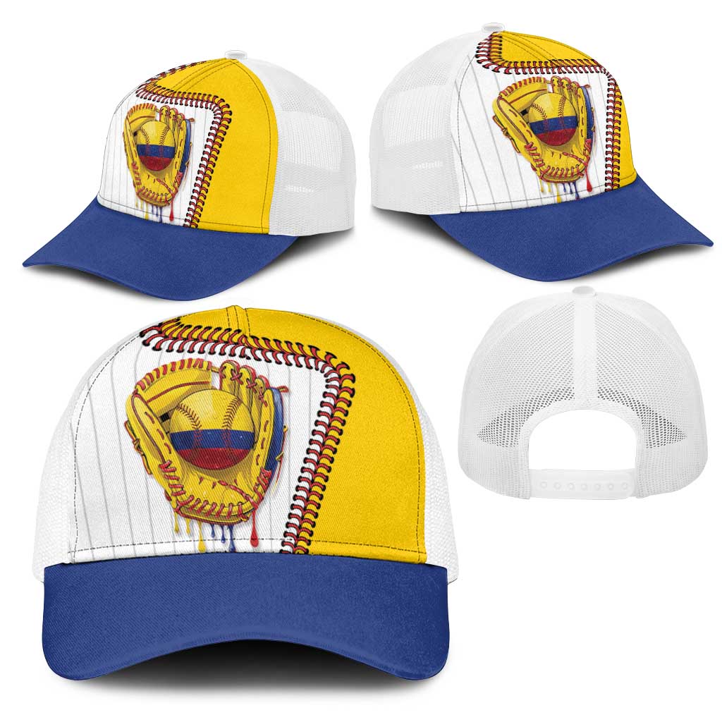 Dripping Baseball Colombia Mesh Trucker Cap