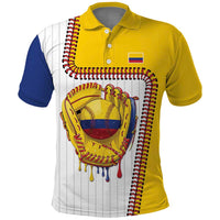 Custom Dripping Baseball Colombia Polo Shirt