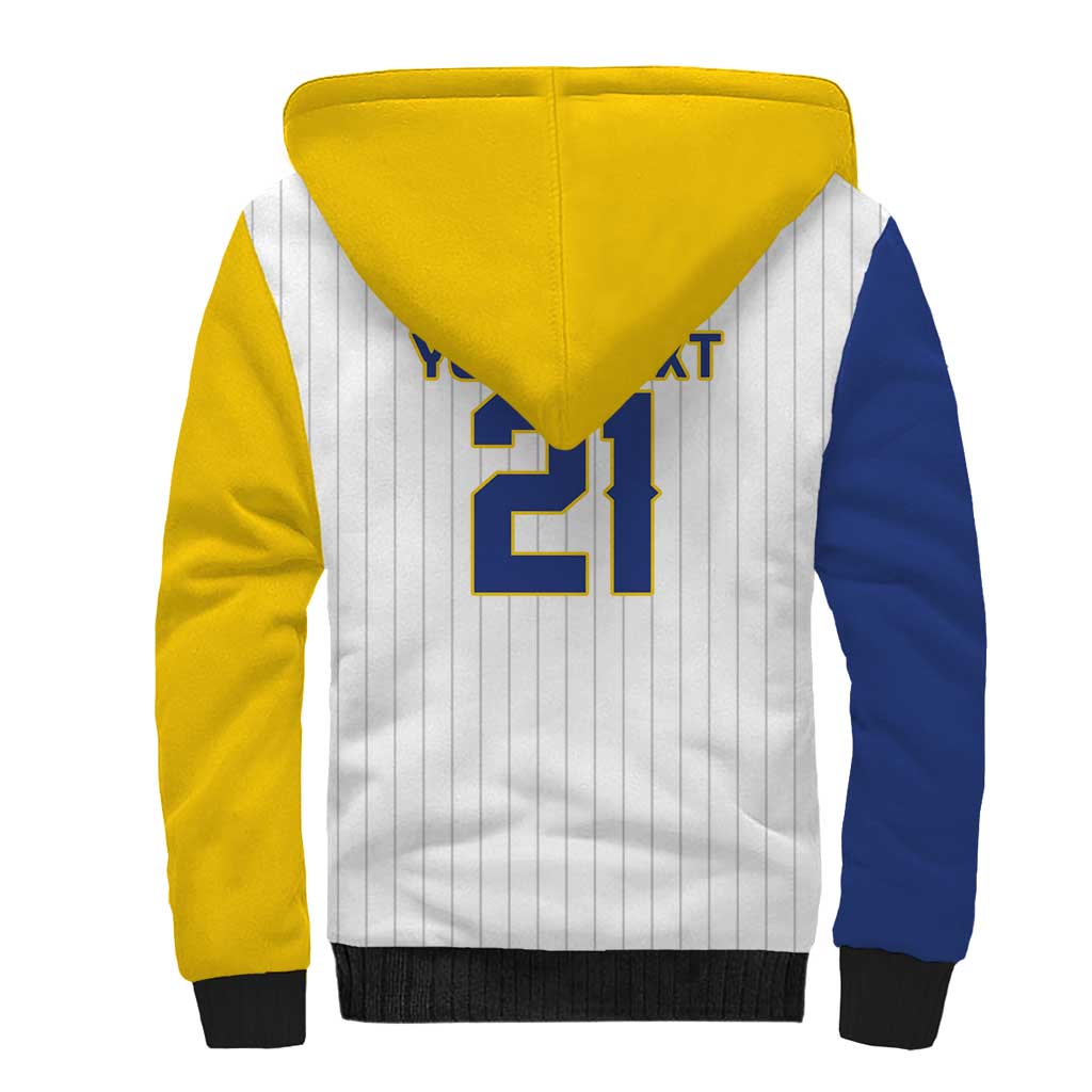 Custom Dripping Baseball Colombia Sherpa Hoodie