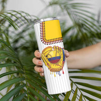 Custom Dripping Baseball Colombia Skinny Tumbler