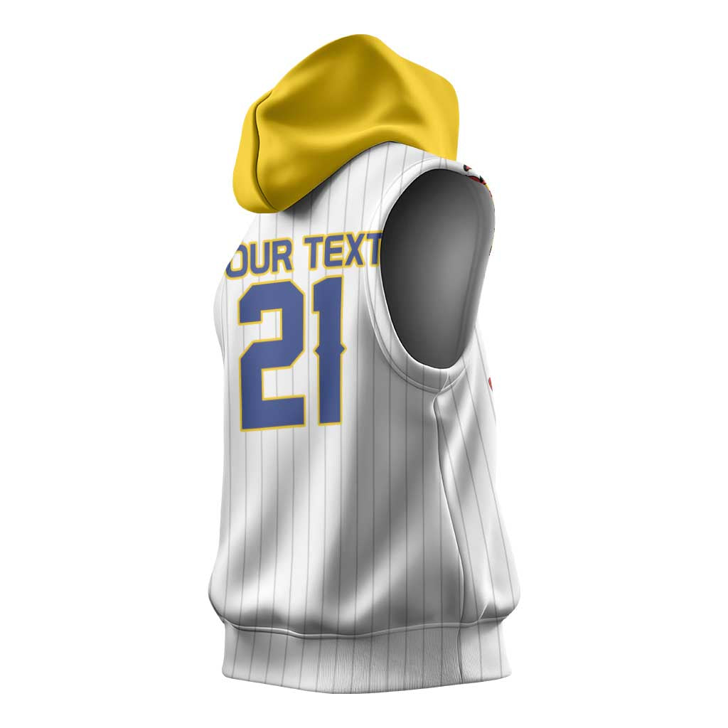 Custom Dripping Baseball Colombia Sleeveless Hoodie