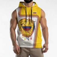 Custom Dripping Baseball Colombia Sleeveless Hoodie