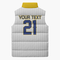 Custom Dripping Baseball Colombia Sleeveless Puffer Jacket