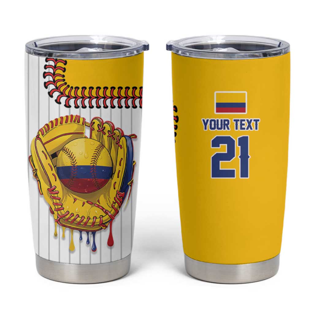 Custom Dripping Baseball Colombia Tumbler Cup