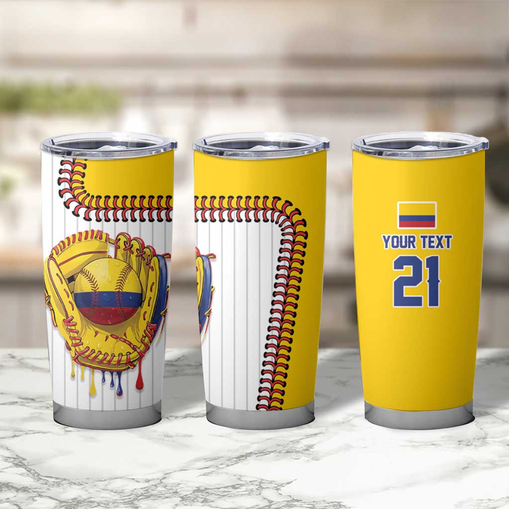 Custom Dripping Baseball Colombia Tumbler Cup