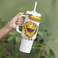 Custom Dripping Baseball Colombia Tumbler With Handle