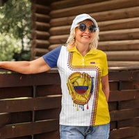 Custom Dripping Baseball Colombia Women Polo Shirt