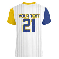 Custom Dripping Baseball Colombia Women V-Neck T-Shirt