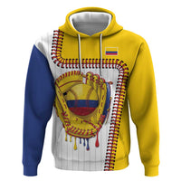 Custom Dripping Baseball Colombia Zip Hoodie