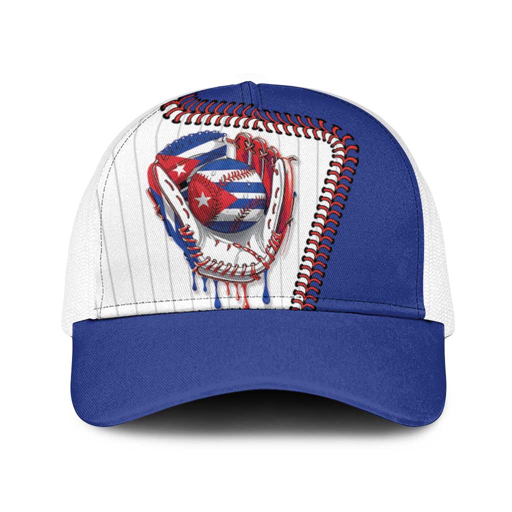 Dripping Baseball Cuba Baseball Net Cap