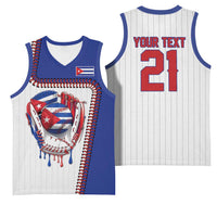 Custom Dripping Baseball Cuba Basketball Jersey